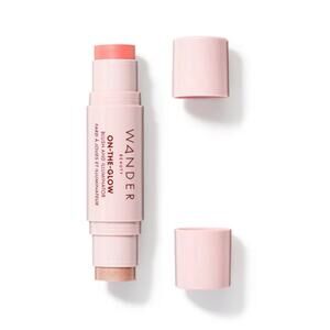 Wander Beauty On-The-Glow Blush & Illuminator (CORAL ROSE / NUDE GLOW) NIB